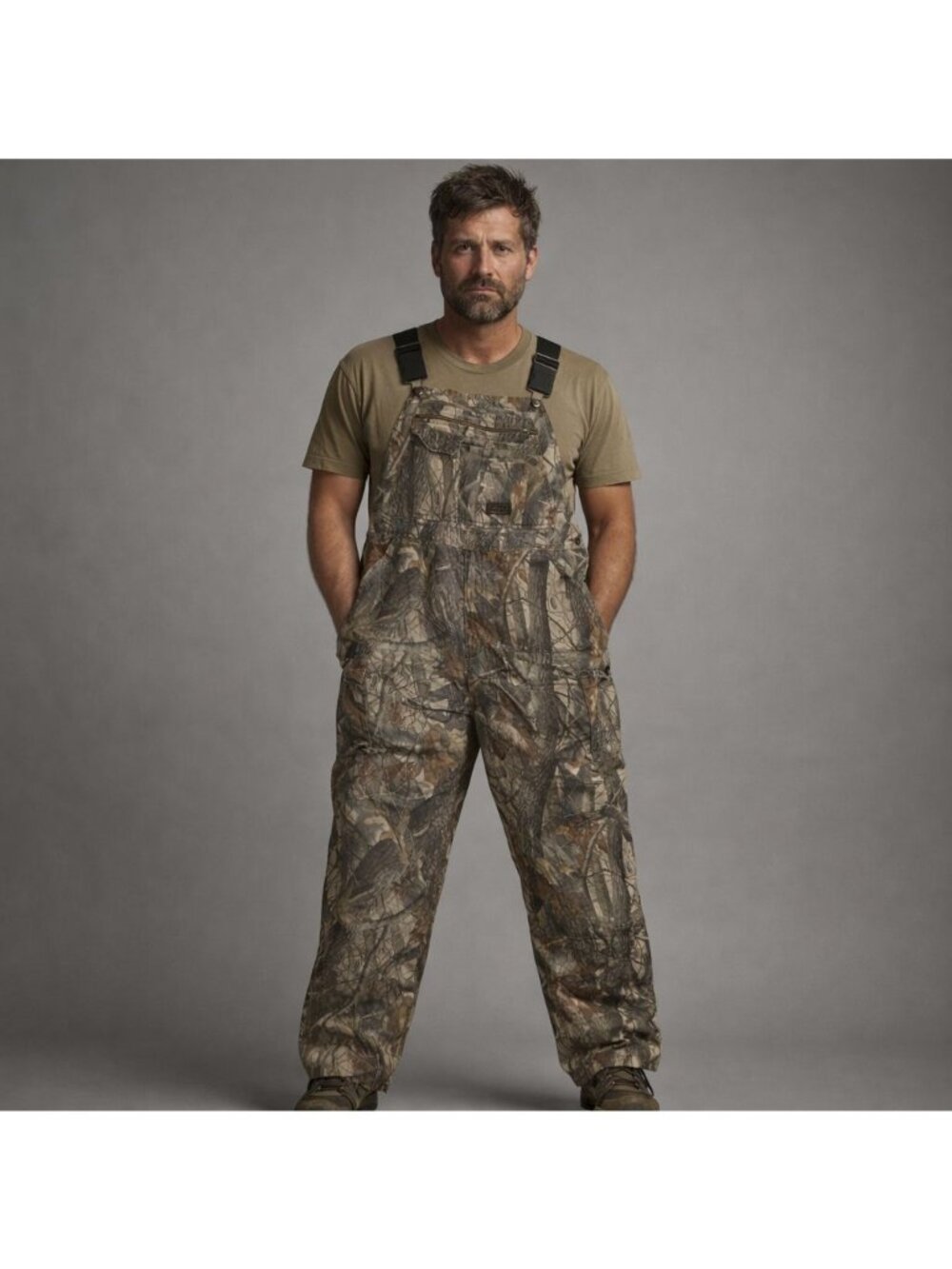 Liberty Overalls Camouflage Mens 40 Regular Hunting Cargo Pockets Drawstring